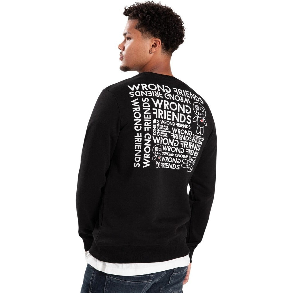 TAOS SWEATER - BLACK - WRONG FRIENDS
