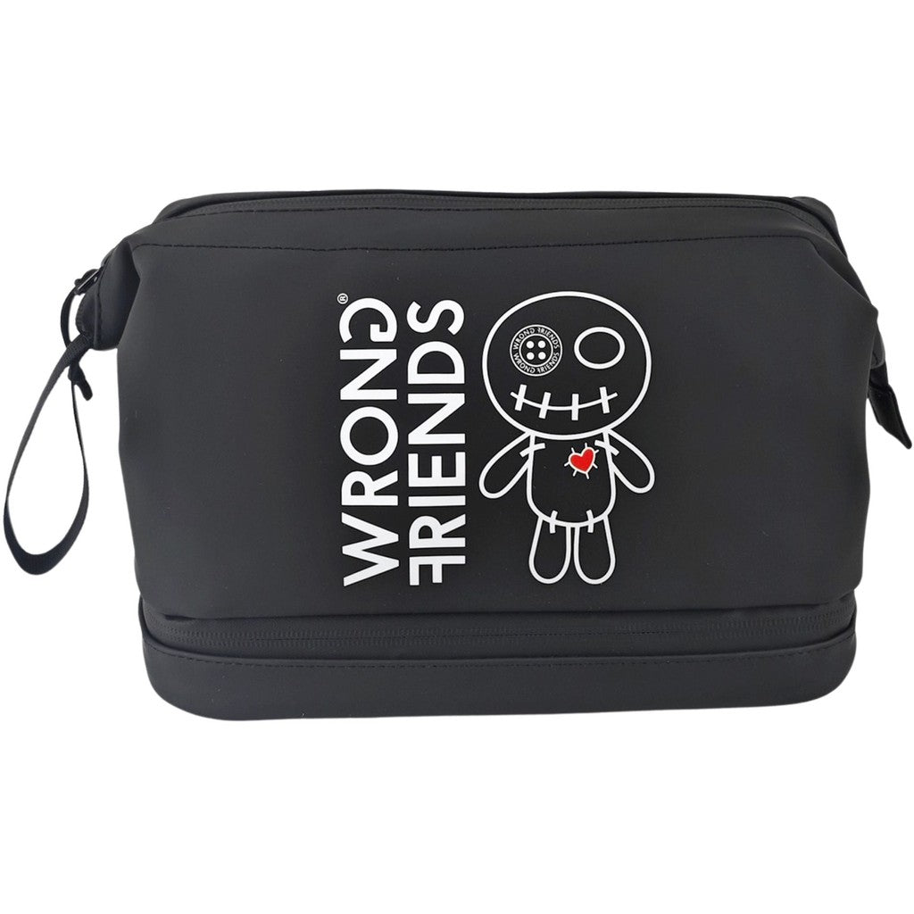 WRONG FRIENDS TOILETRY BAG ACCESSORIES BLACK