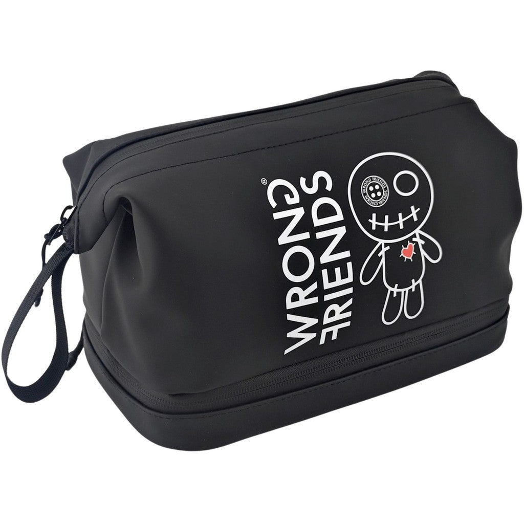 WRONG FRIENDS TOILETRY BAG ACCESSORIES BLACK