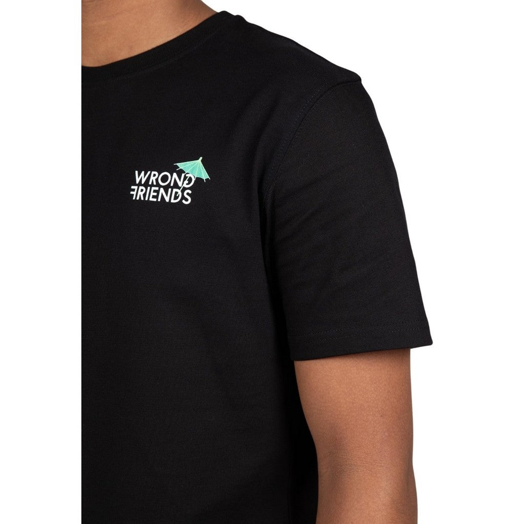 TULUM T - SHIRT - BLACK - WRONG FRIENDS