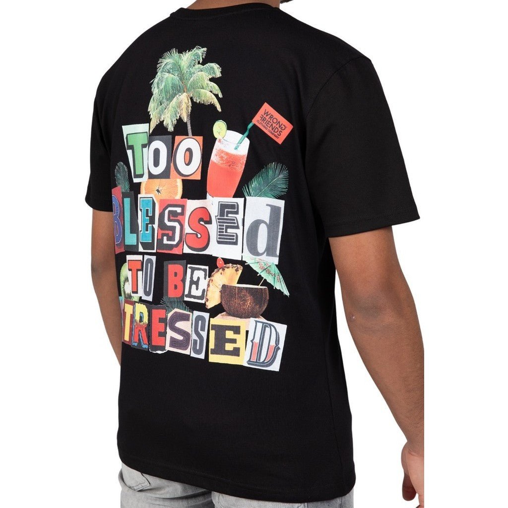 WRONG FRIENDS TULUM T-SHIRT T-SHIRTS BLACK