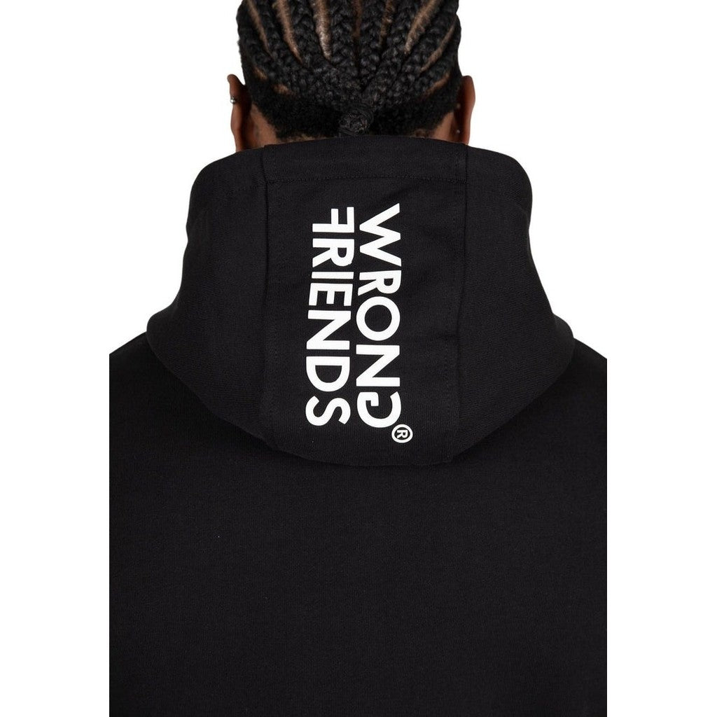WRONG FRIENDS VALENCIA HOODIE HOODIES BLACK/RED