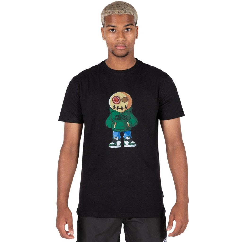 WRONG FRIENDS VALENCIA VOODOO T-SHIRT T-SHIRTS BLACK/GREEN