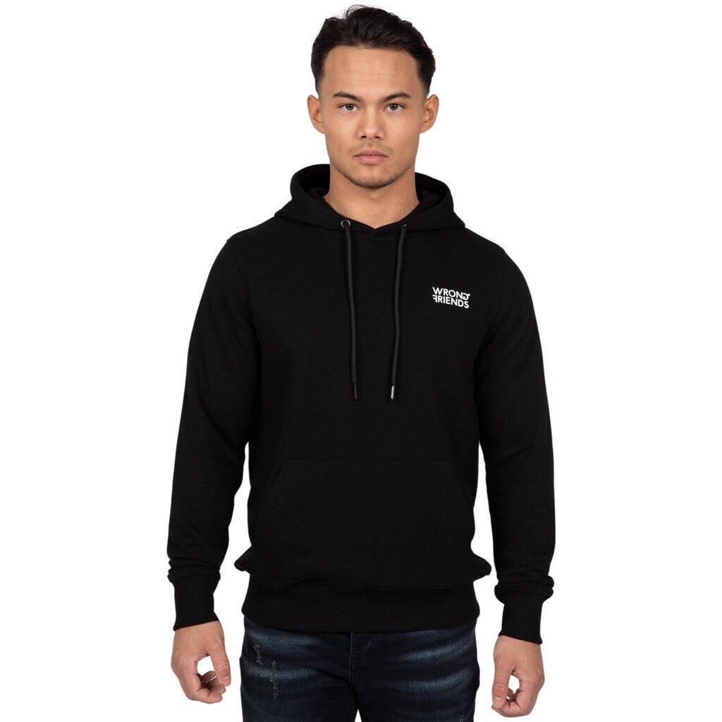 VERONA HOODIE - BLACK - WRONG FRIENDS