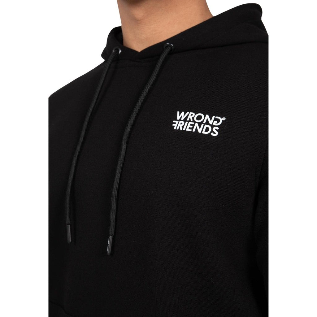 VERONA HOODIE - BLACK - WRONG FRIENDS