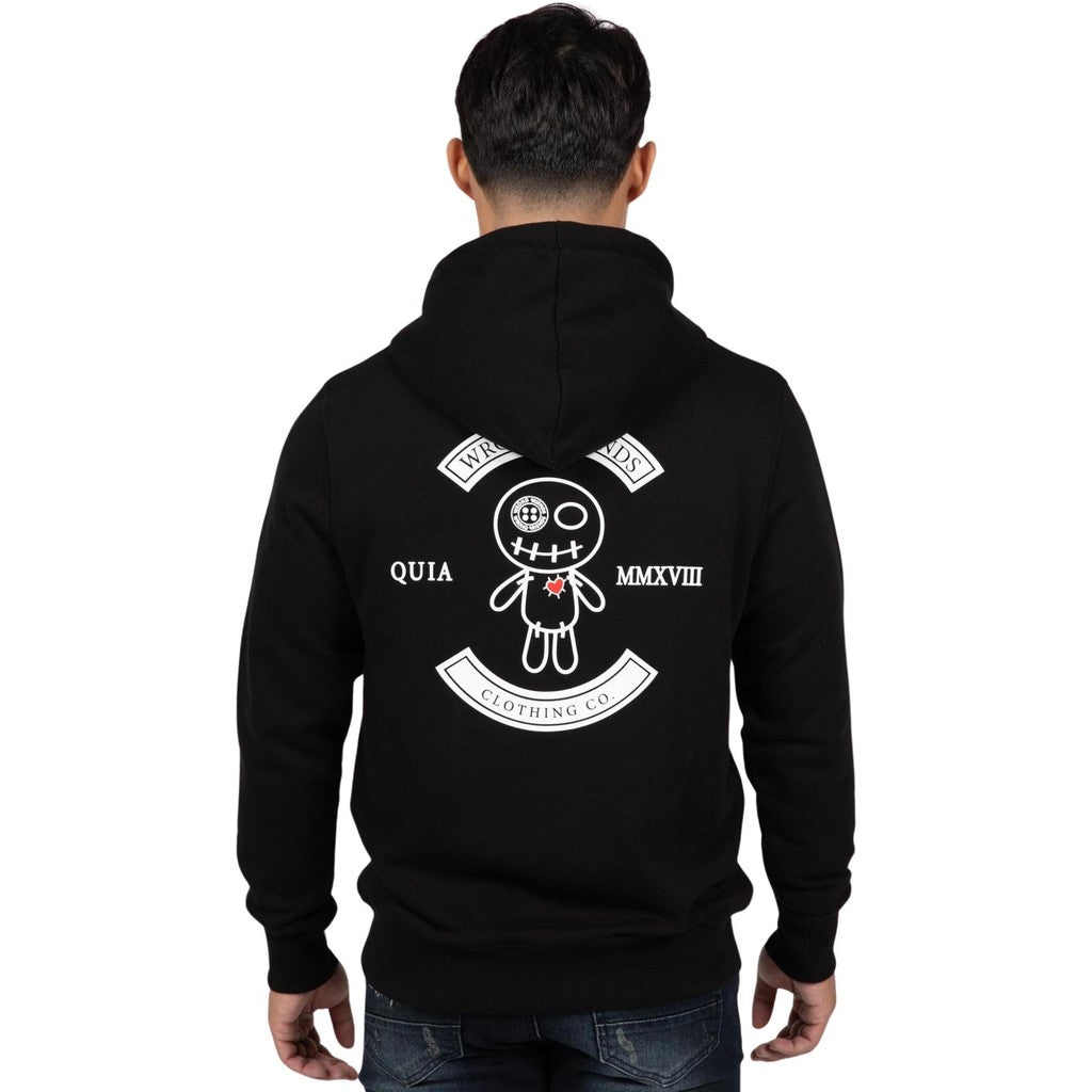 VERONA HOODIE - BLACK - WRONG FRIENDS