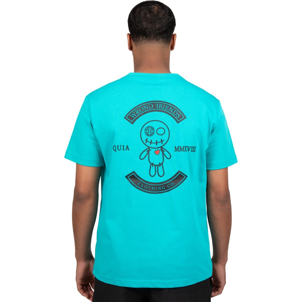 WRONG FRIENDS VERONA T-SHIRT T-SHIRTS TURQUOISE