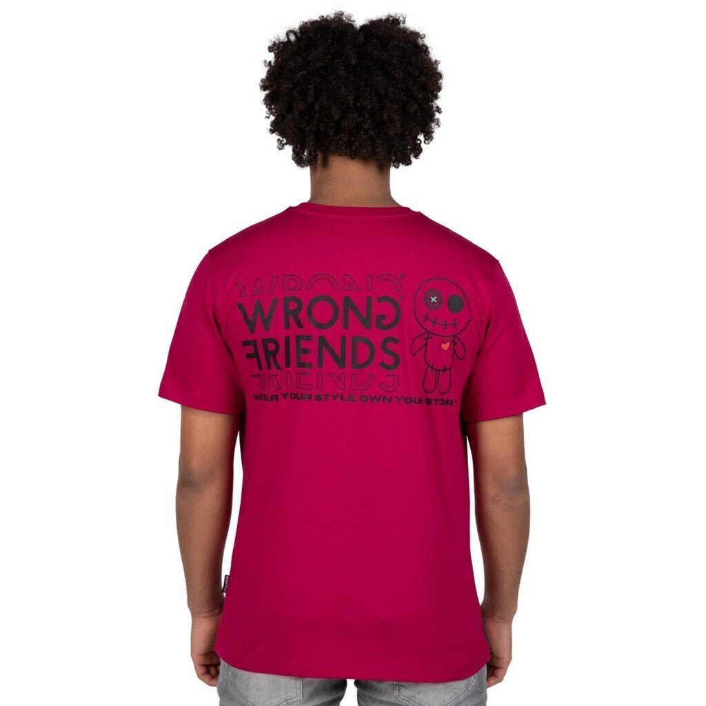 VICHY T - SHIRT - CHERRY - WRONG FRIENDS