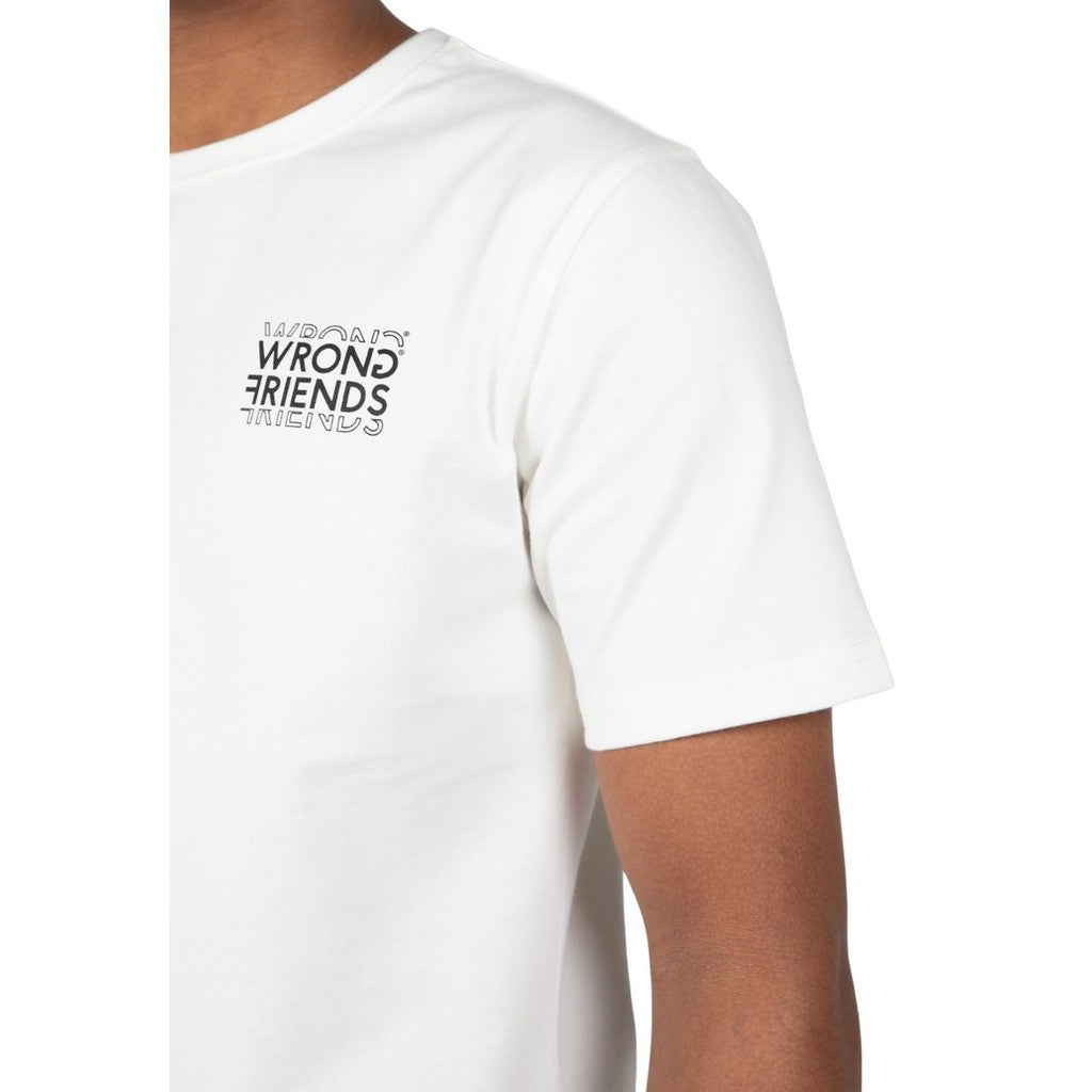WRONG FRIENDS VICHY T-SHIRT T-SHIRTS COCONUT WHITE