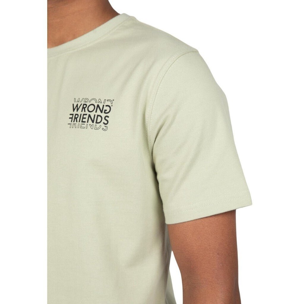VICHY T - SHIRT - LIGHT GREEN - WRONG FRIENDS