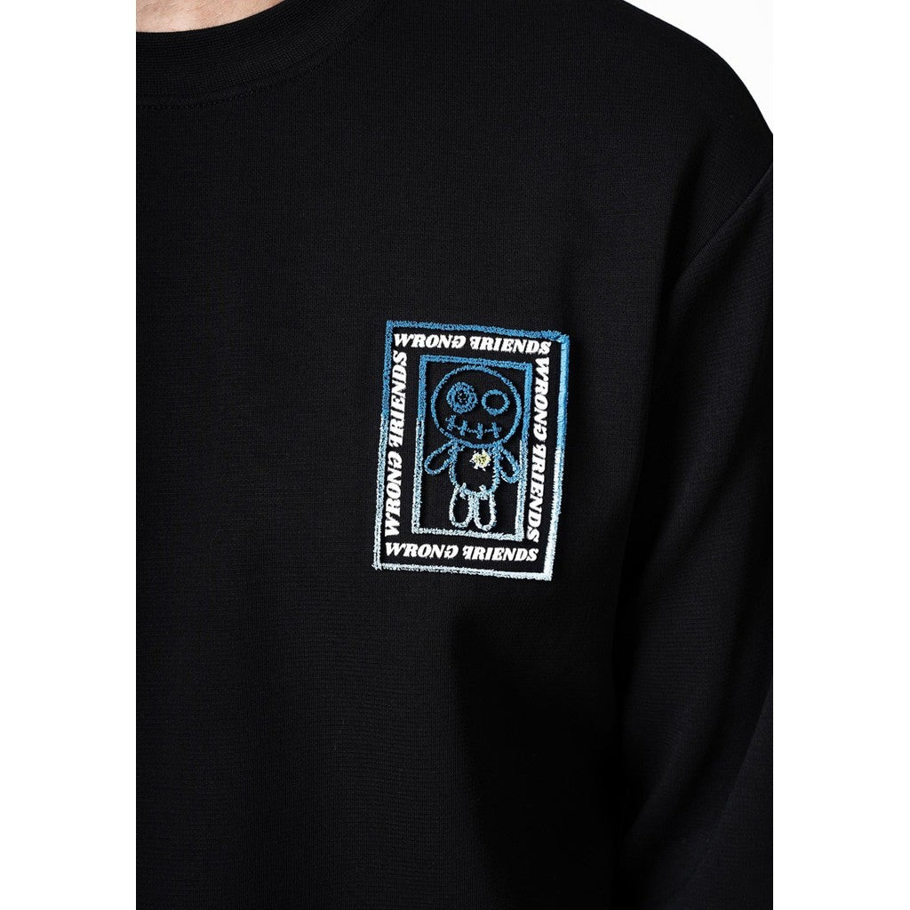 WRONG FRIENDS VIENNA SWEATER SWEATERS BLACK