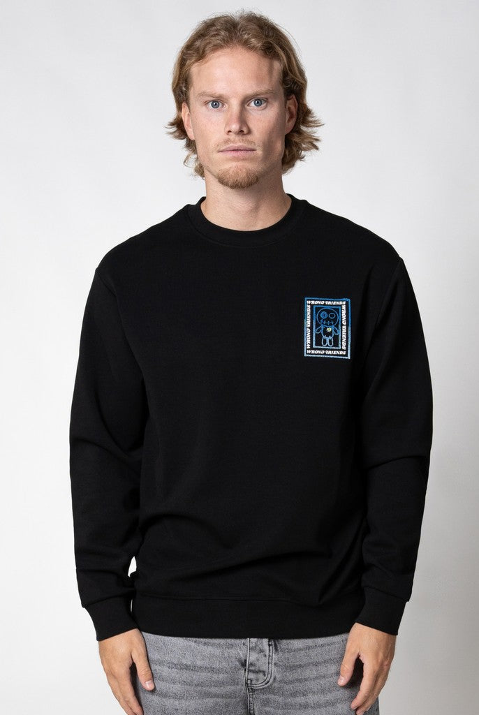 WRONG FRIENDS VIENNA SWEATER SWEATERS BLACK
