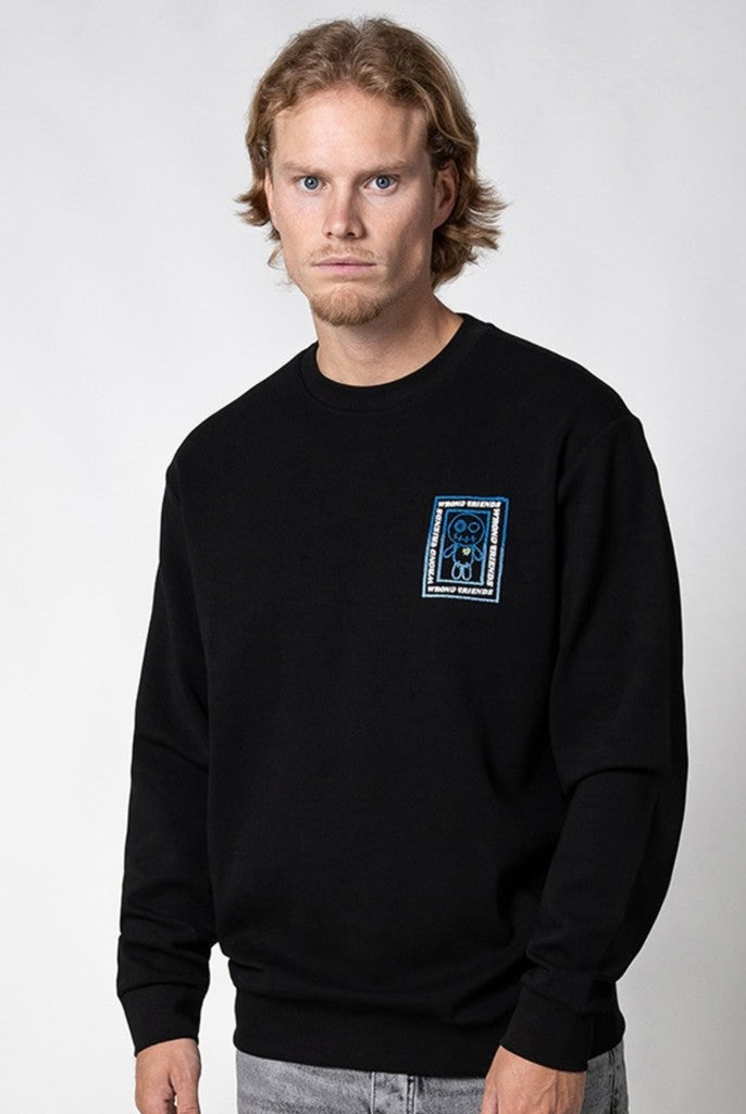 WRONG FRIENDS VIENNA SWEATER SWEATERS BLACK