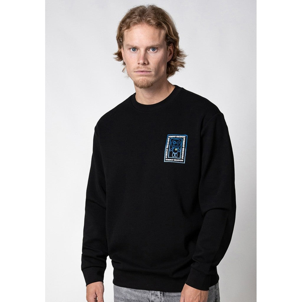 WRONG FRIENDS VIENNA SWEATER SWEATERS BLACK
