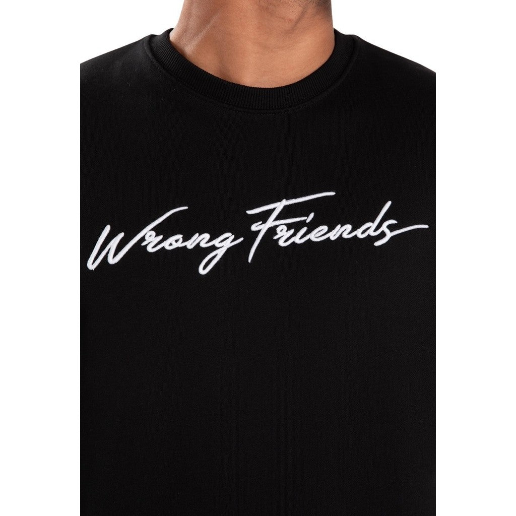 WRONG FRIENDS VIGO SWEATER SWEATERS BLACK
