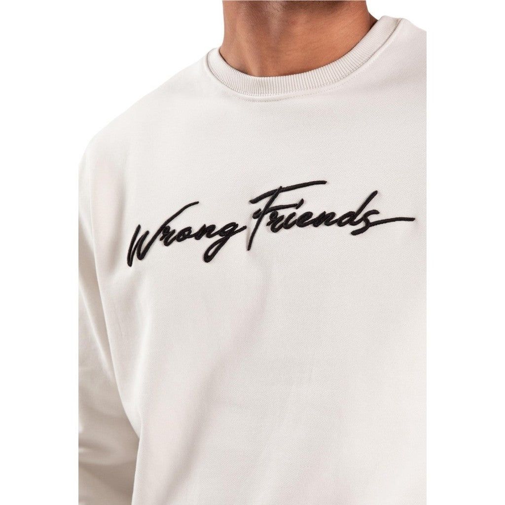 WRONG FRIENDS VIGO SWEATER SWEATERS LIGHT GREY