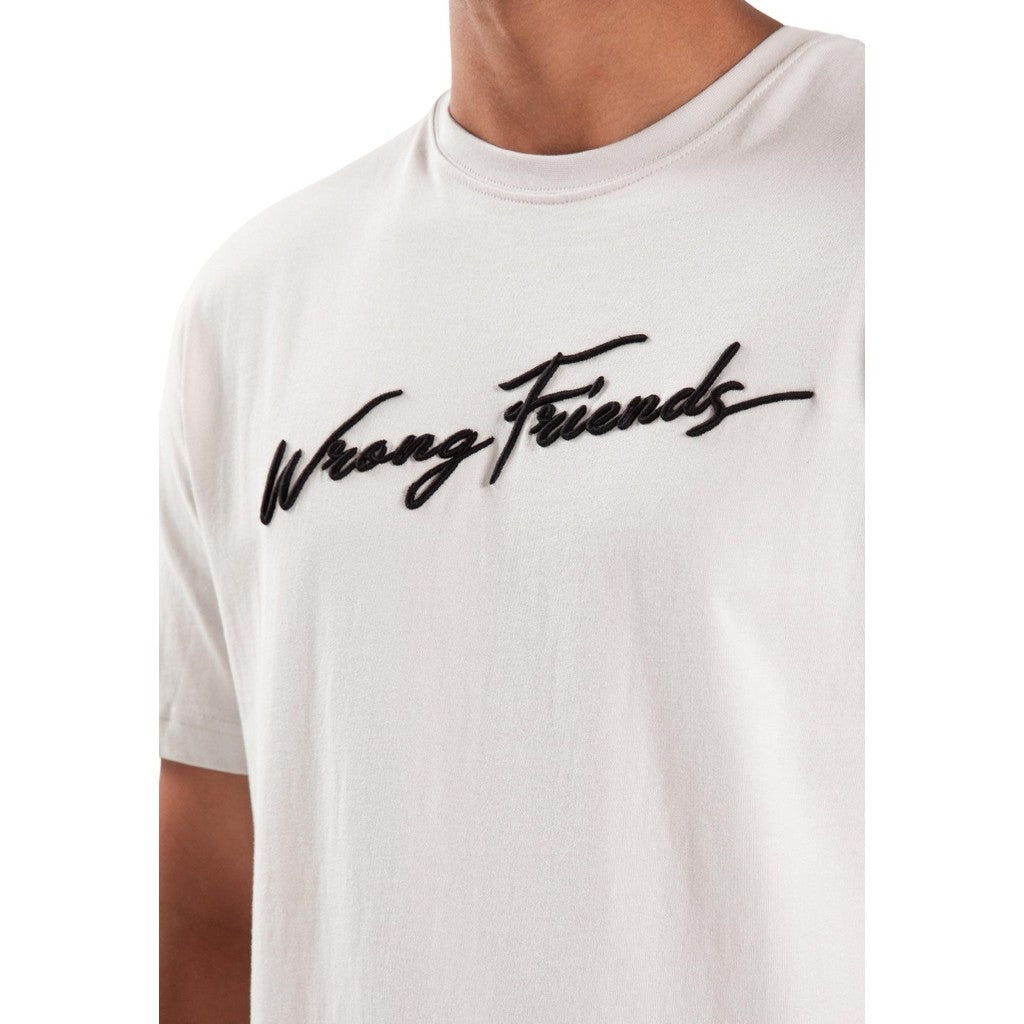 WRONG FRIENDS VIGO T-SHIRT LIGHT GREY