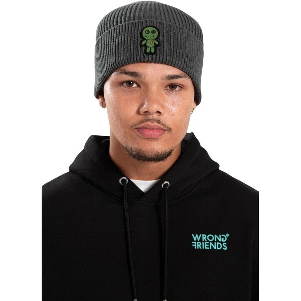 VOODOO BEANIE - GREEN - WRONG FRIENDS
