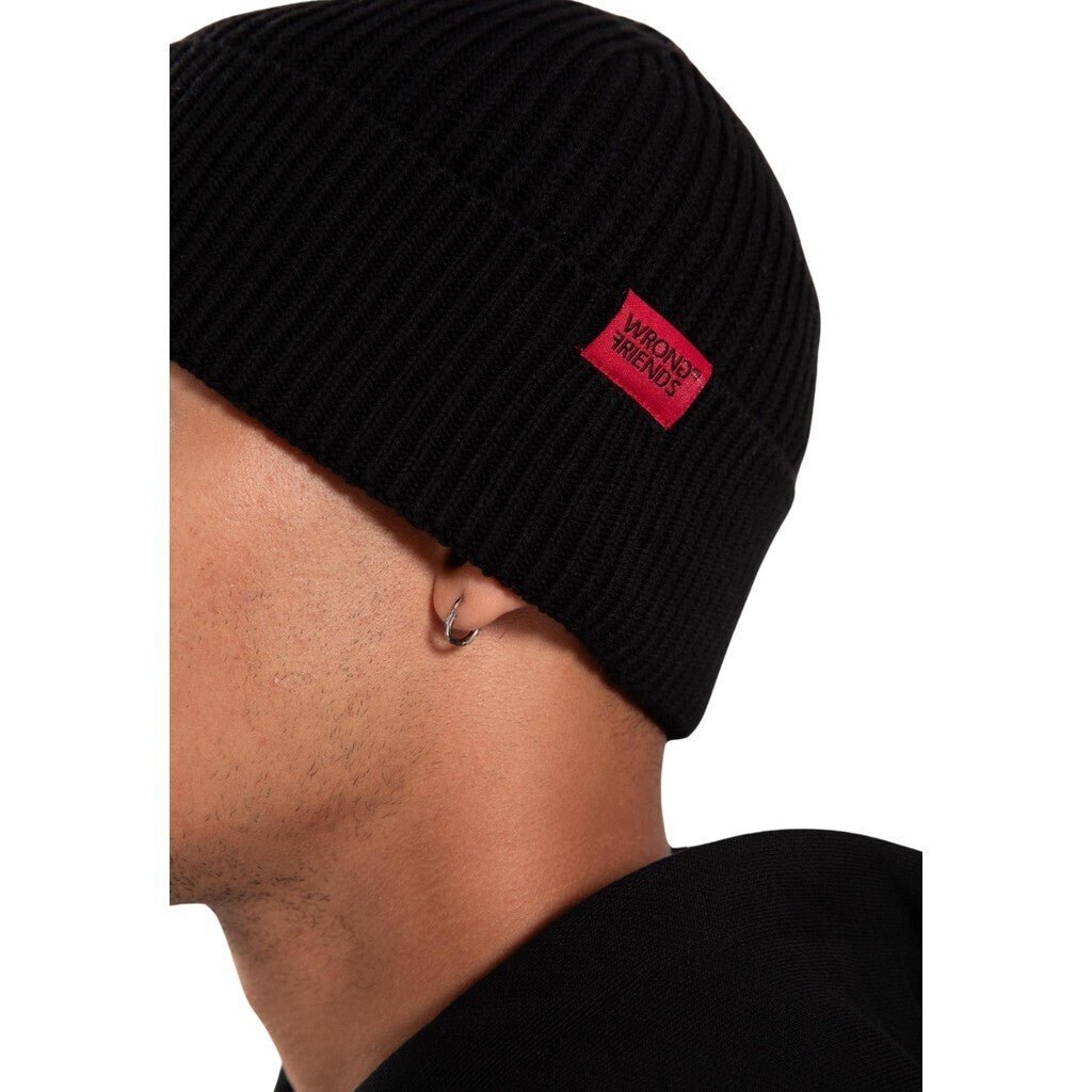 WRONG FRIENDS VOODOO BEANIE CAPS BLACK