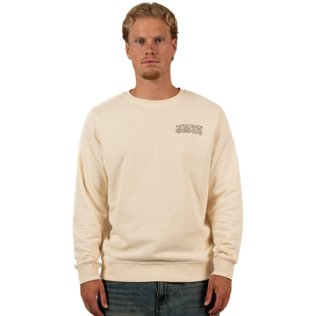 WRONG FRIENDS WALDEN SWEATER SWEATERS BEIGE