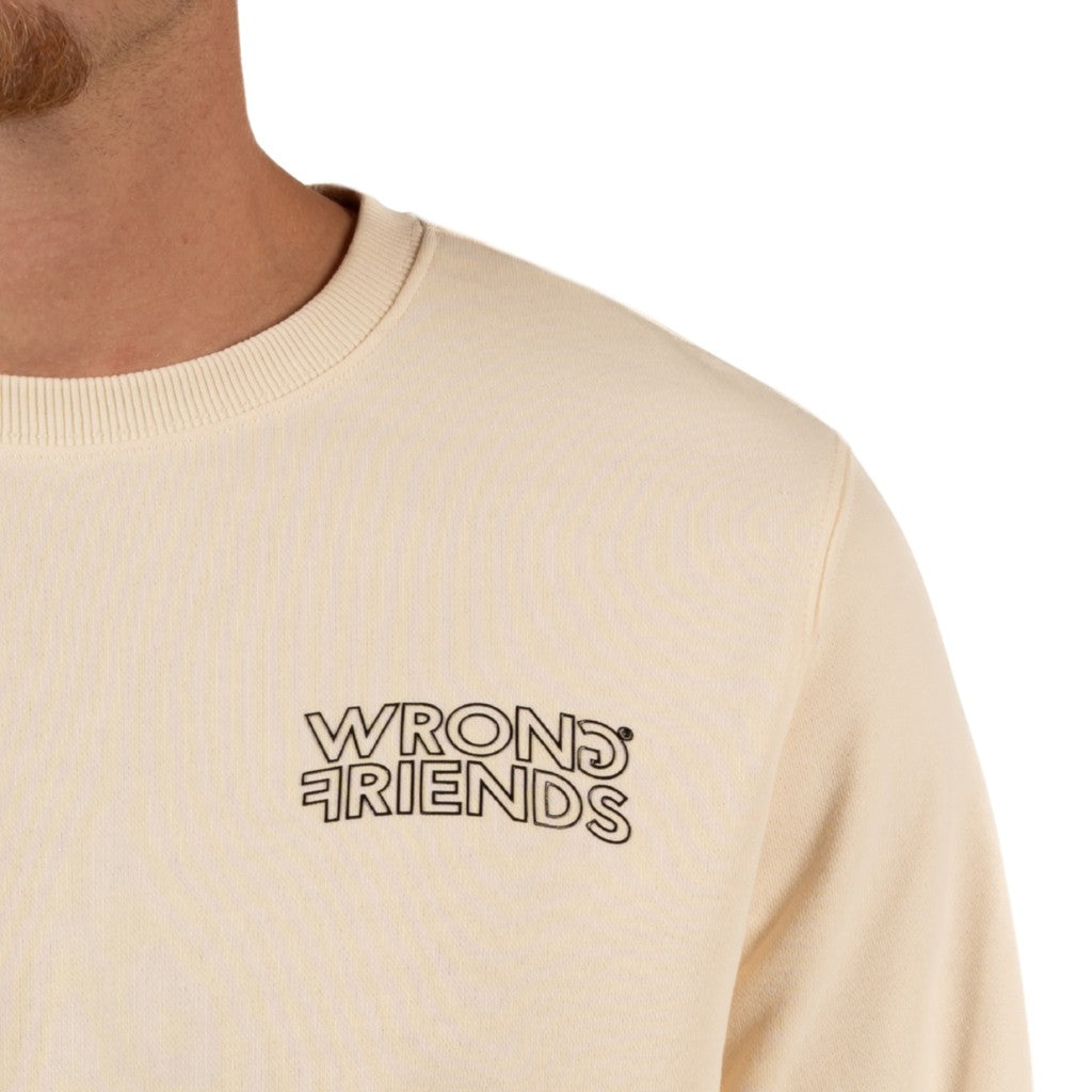 WRONG FRIENDS WALDEN SWEATER SWEATERS BEIGE