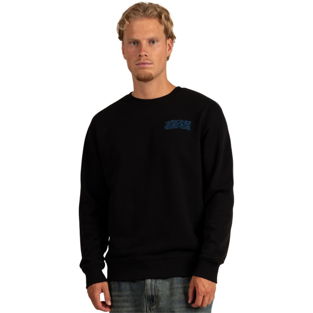 WRONG FRIENDS WALDEN SWEATER SWEATERS BLACK