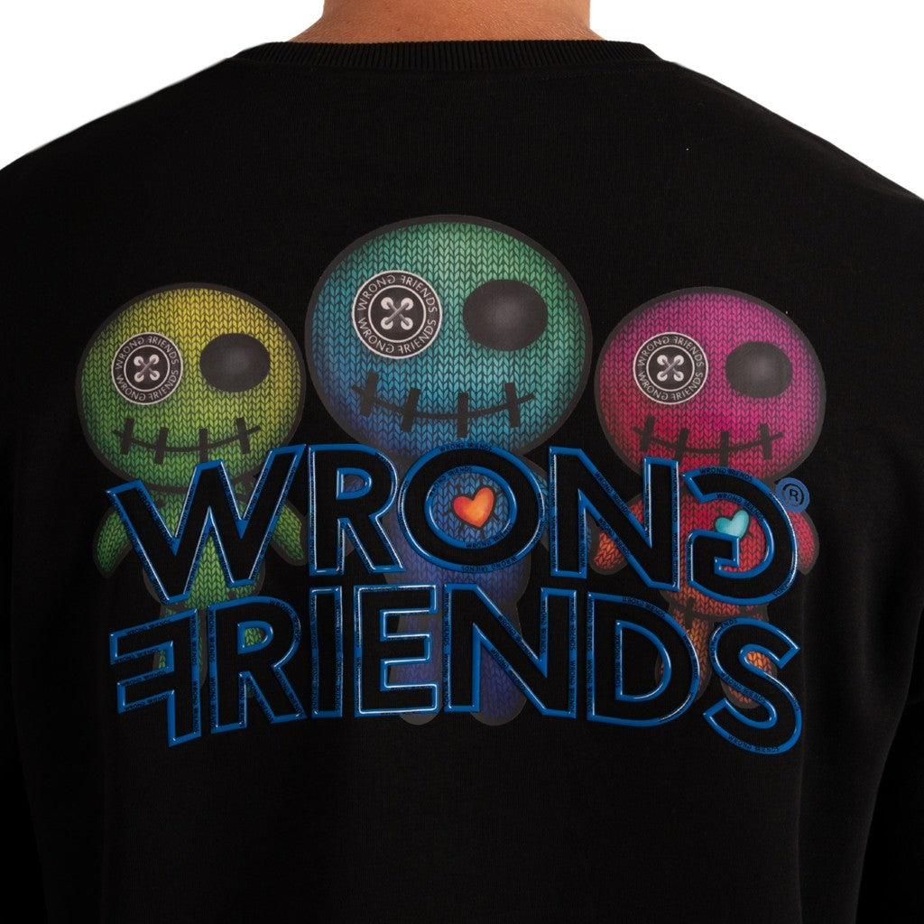 WRONG FRIENDS WALDEN SWEATER SWEATERS BLACK