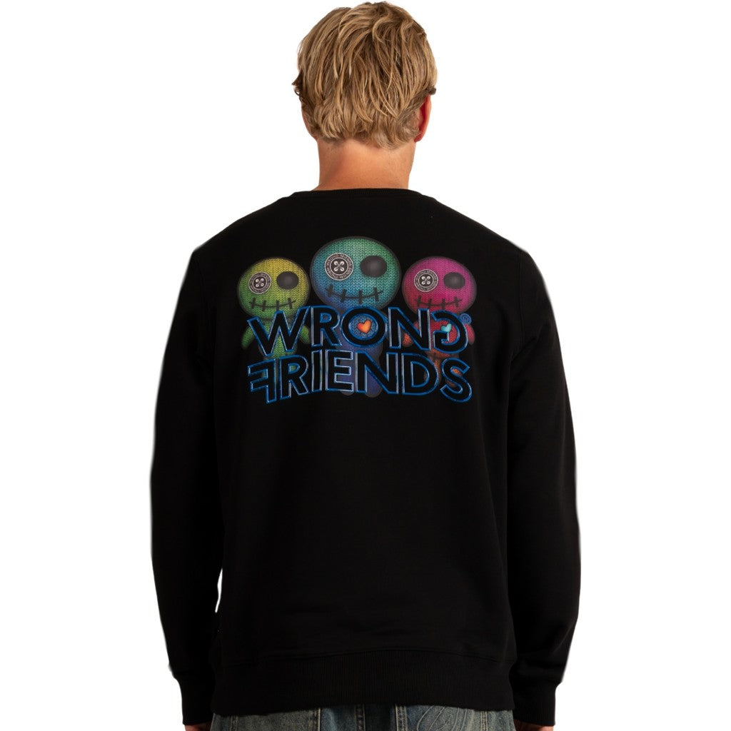WRONG FRIENDS WALDEN SWEATER SWEATERS BLACK