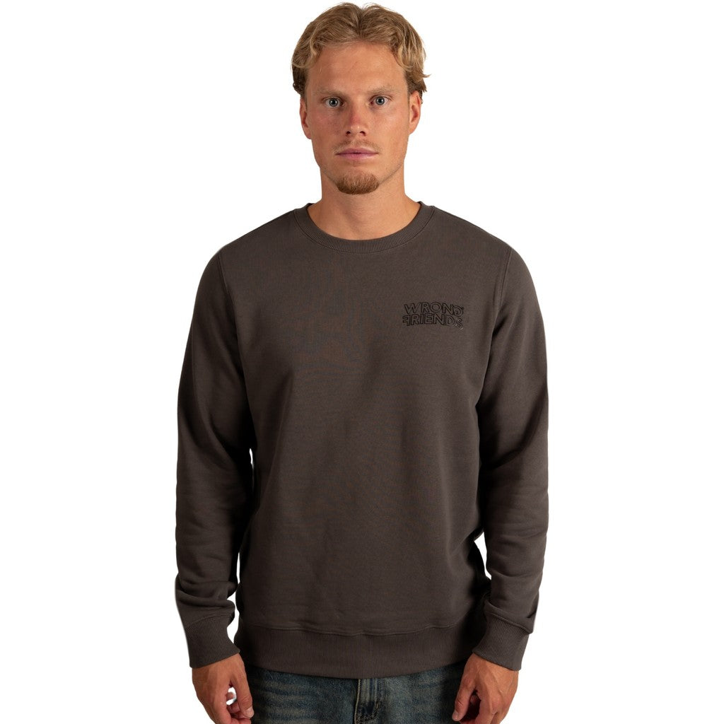 WRONG FRIENDS WALDEN SWEATER SWEATERS GREY