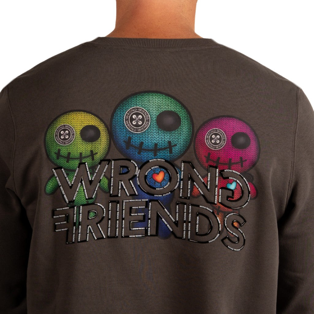 WRONG FRIENDS WALDEN SWEATER SWEATERS GREY