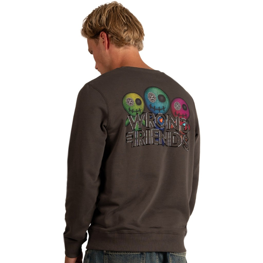 WRONG FRIENDS WALDEN SWEATER SWEATERS GREY