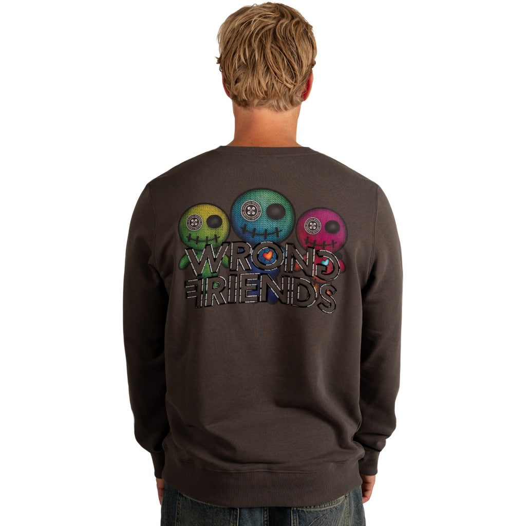 WRONG FRIENDS WALDEN SWEATER SWEATERS GREY