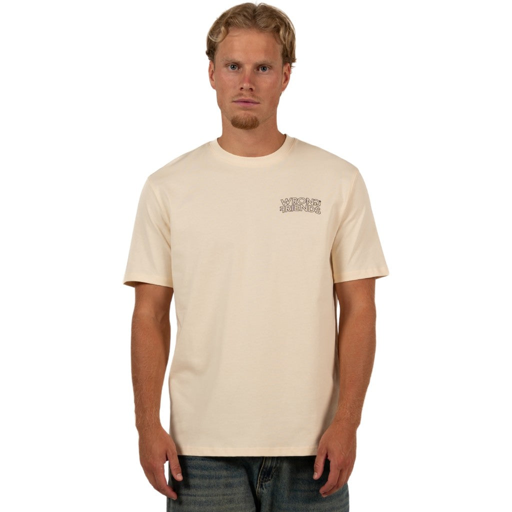 WRONG FRIENDS WALDEN T-SHIRT T-SHIRTS BEIGE