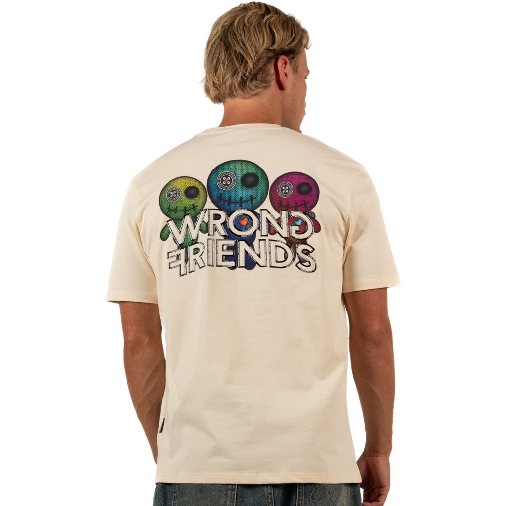 WRONG FRIENDS WALDEN T-SHIRT T-SHIRTS BEIGE