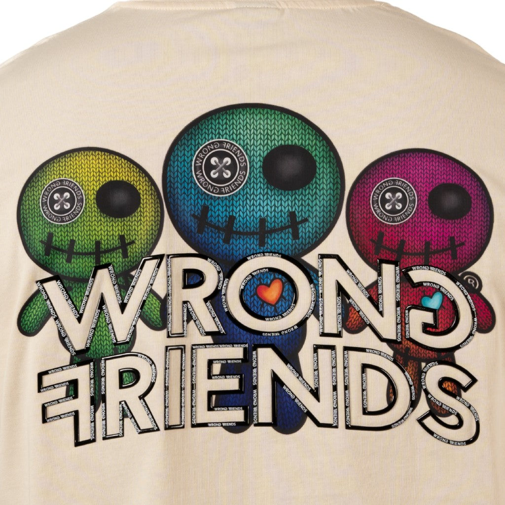 WRONG FRIENDS WALDEN T-SHIRT T-SHIRTS BEIGE