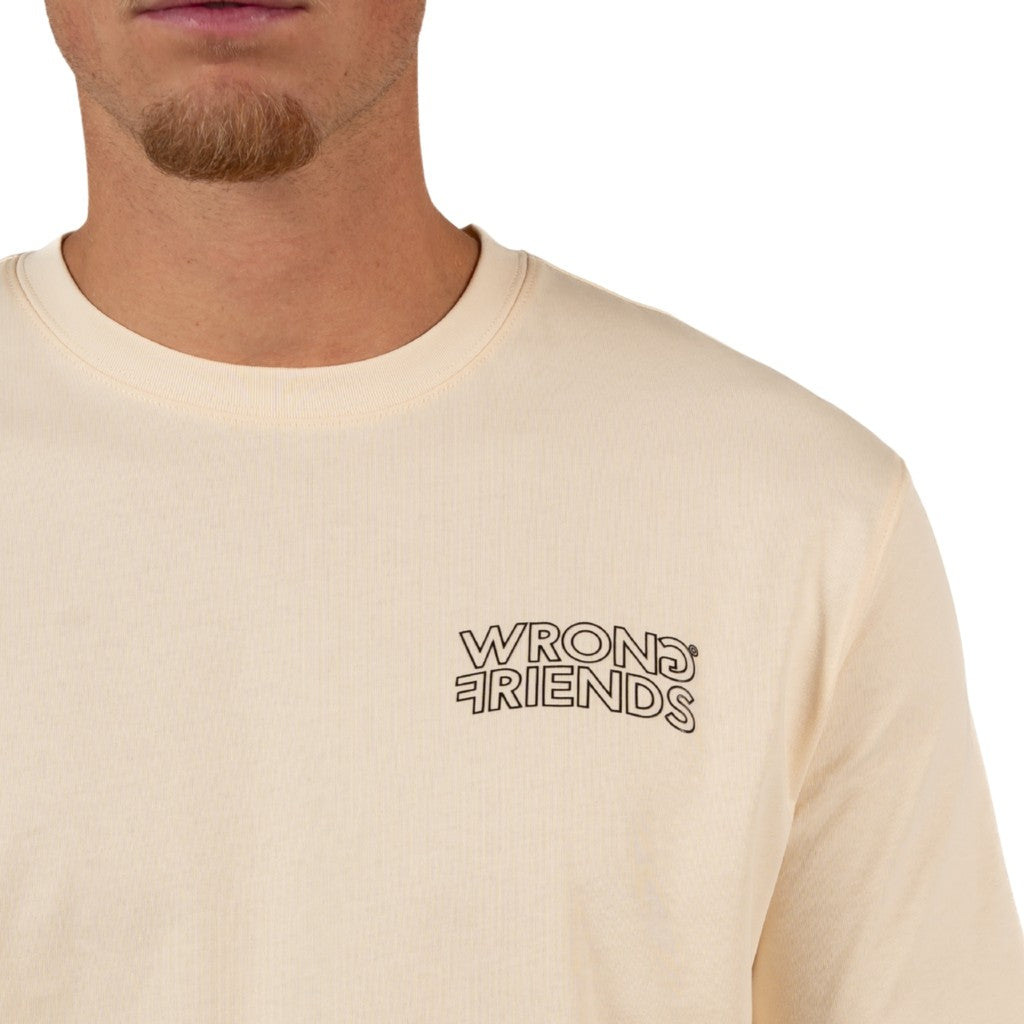 WRONG FRIENDS WALDEN T-SHIRT T-SHIRTS BEIGE