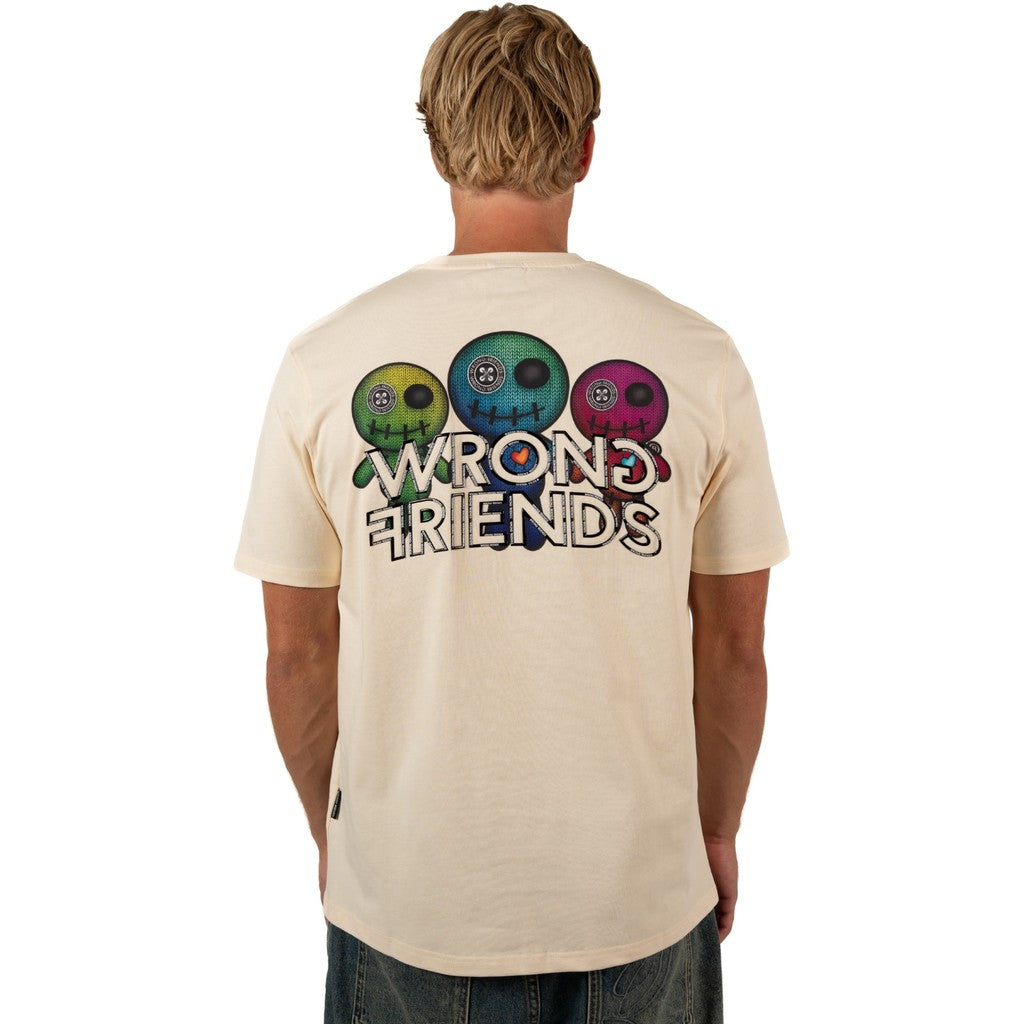 WRONG FRIENDS WALDEN T-SHIRT T-SHIRTS BEIGE