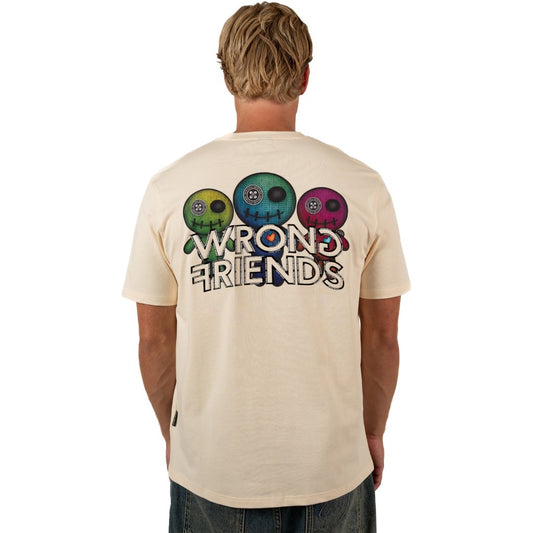 WRONG FRIENDS WALDEN T-SHIRT T-SHIRTS BEIGE
