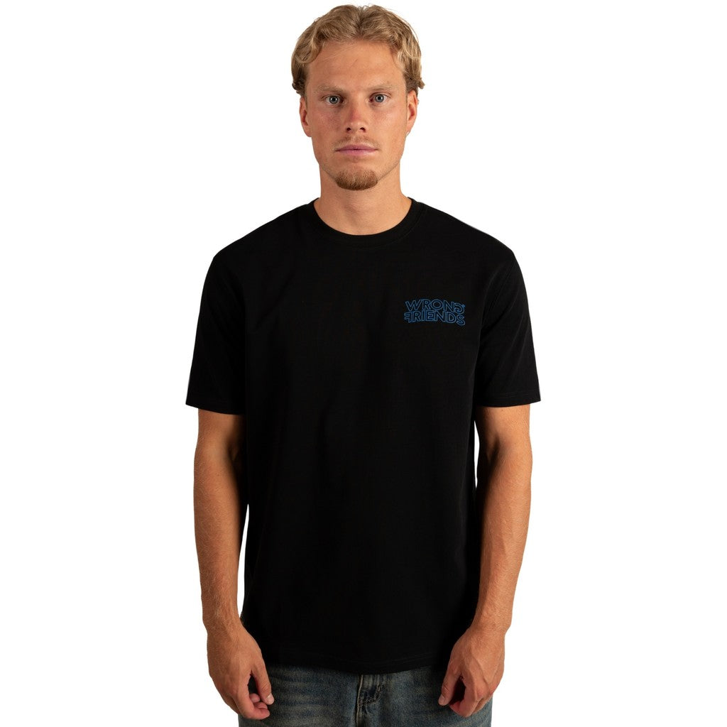 WRONG FRIENDS WALDEN T-SHIRT T-SHIRTS BLACK