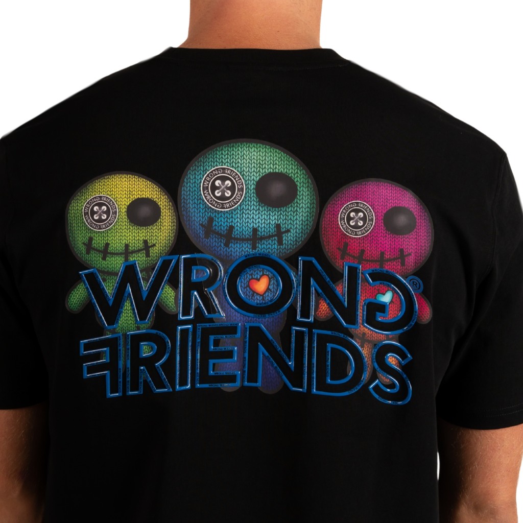 WRONG FRIENDS WALDEN T-SHIRT T-SHIRTS BLACK