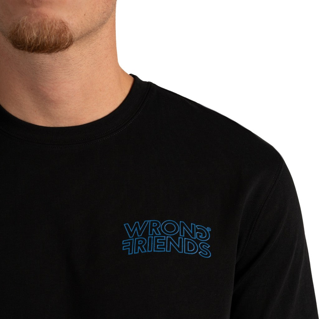 WRONG FRIENDS WALDEN T-SHIRT T-SHIRTS BLACK