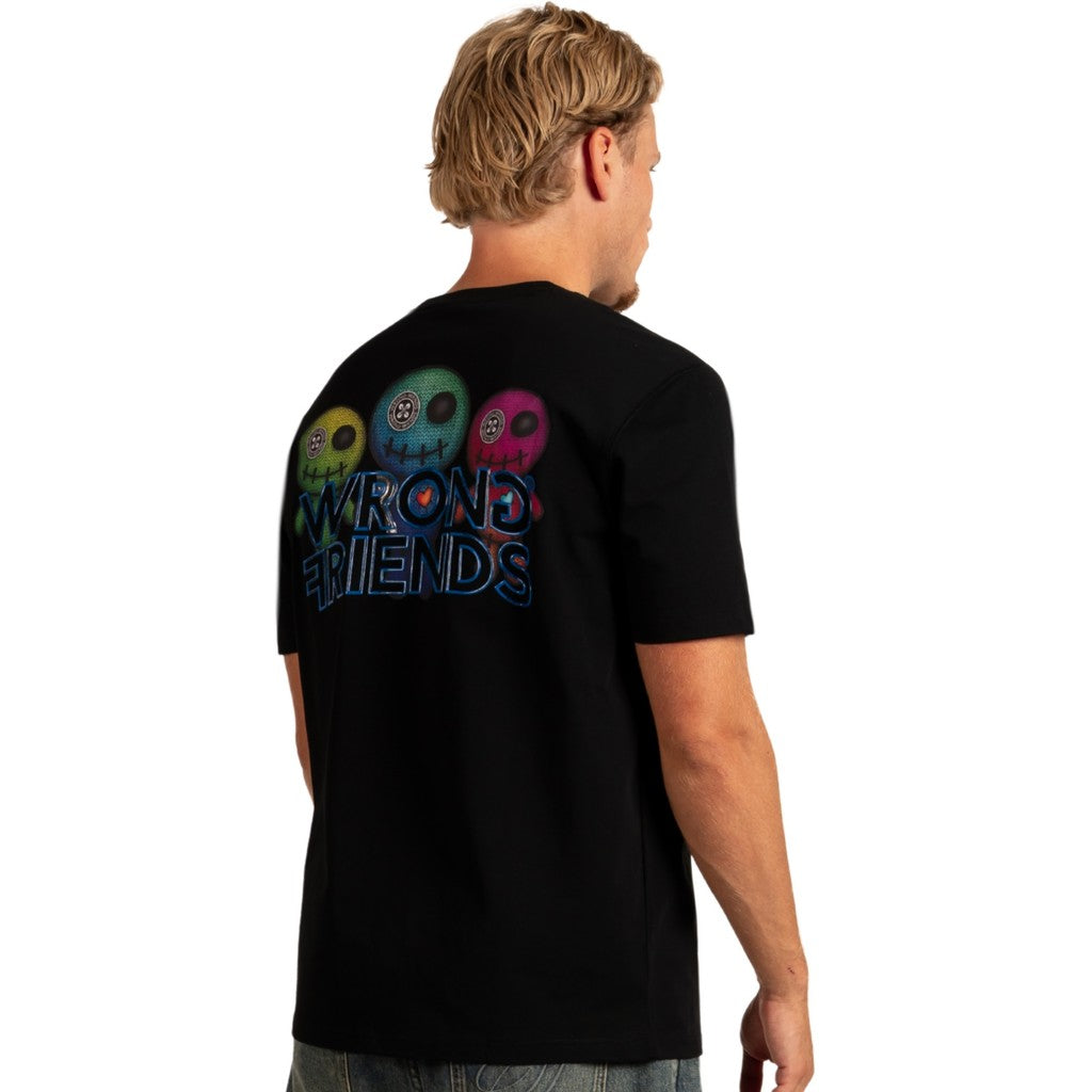 WRONG FRIENDS WALDEN T-SHIRT T-SHIRTS BLACK