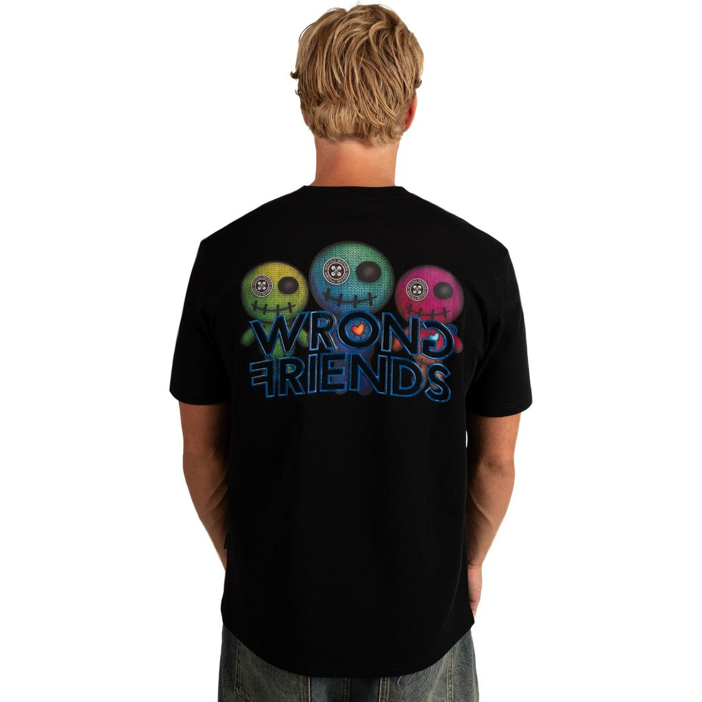 WRONG FRIENDS WALDEN T-SHIRT T-SHIRTS BLACK