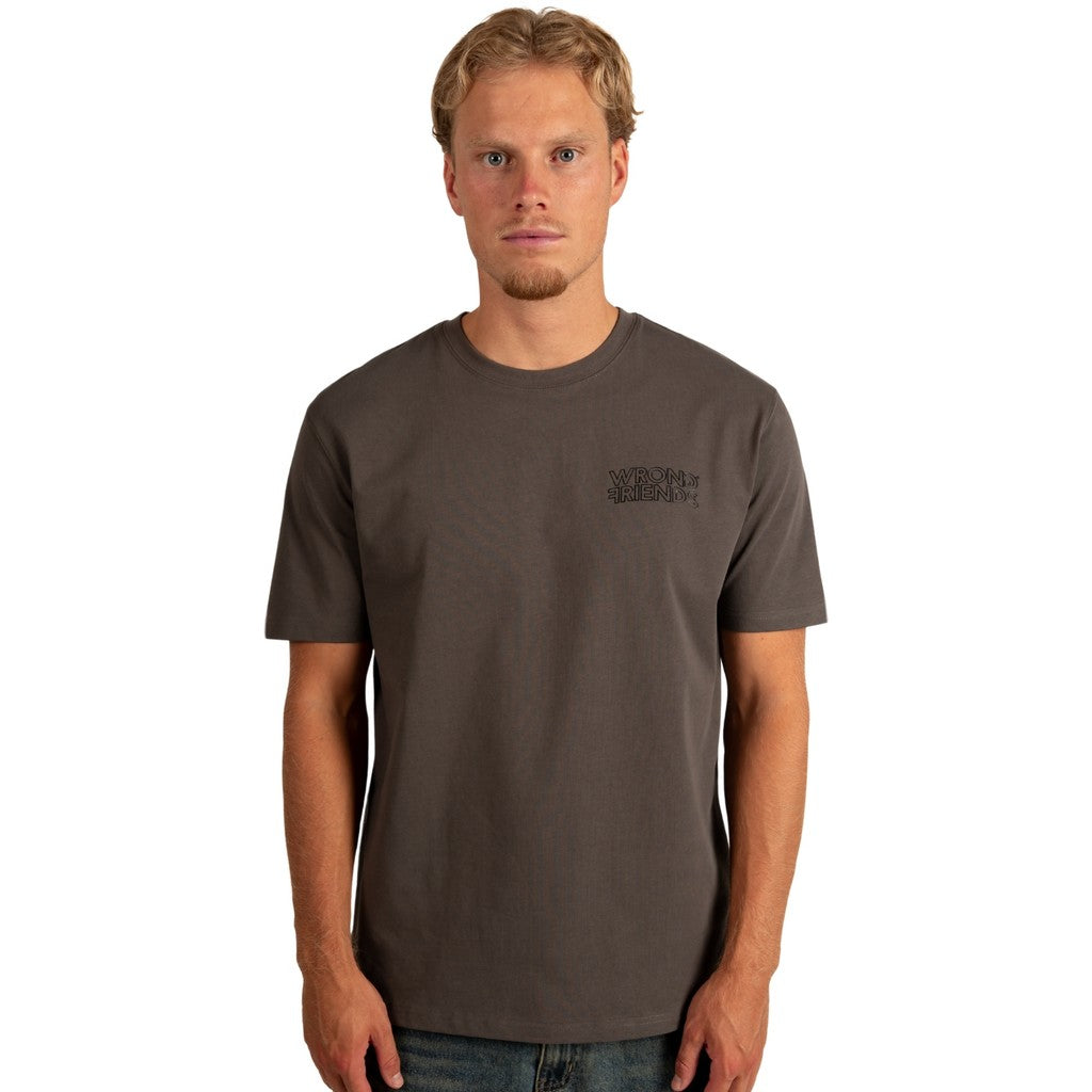 WRONG FRIENDS WALDEN T-SHIRT T-SHIRTS GREY