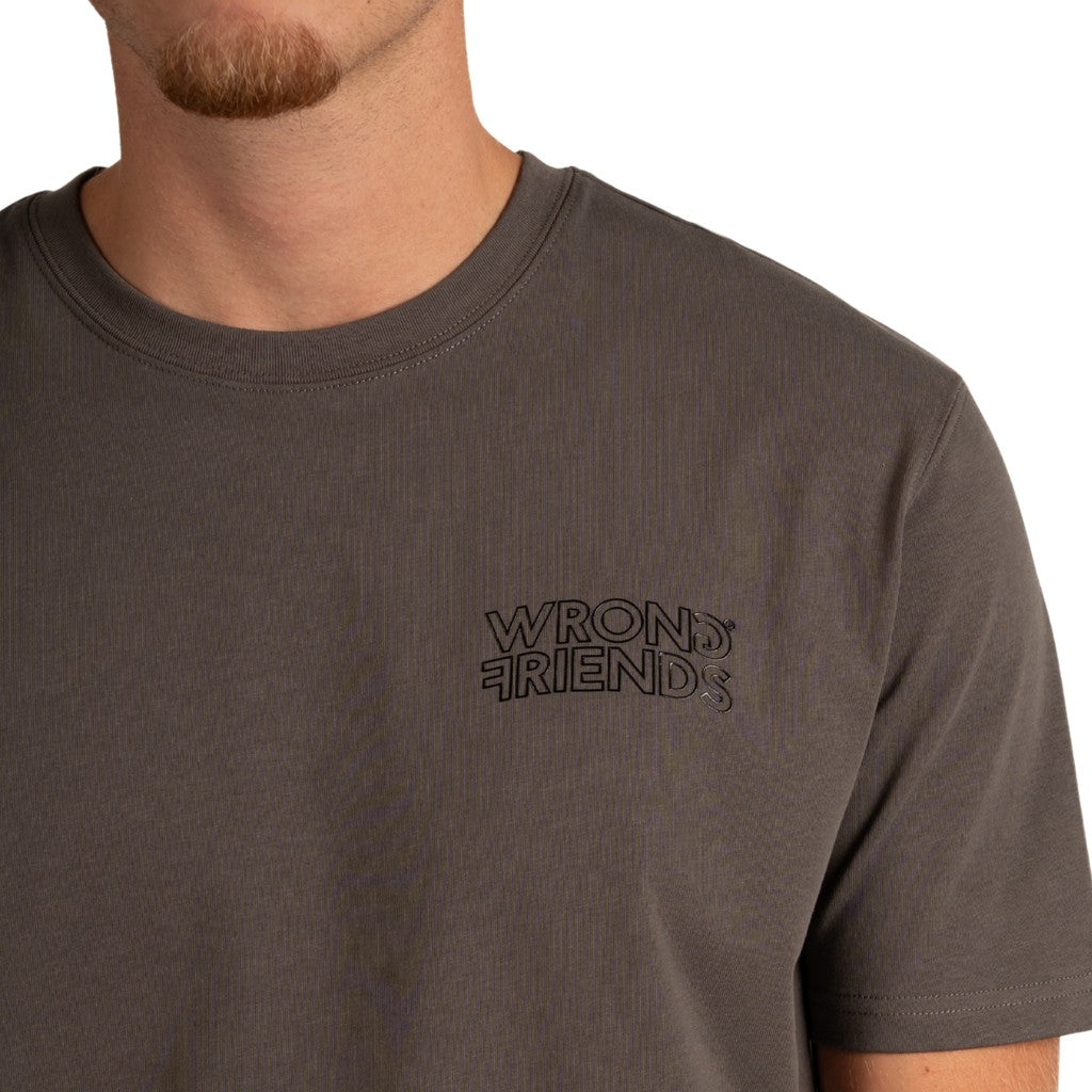 WRONG FRIENDS WALDEN T-SHIRT T-SHIRTS GREY