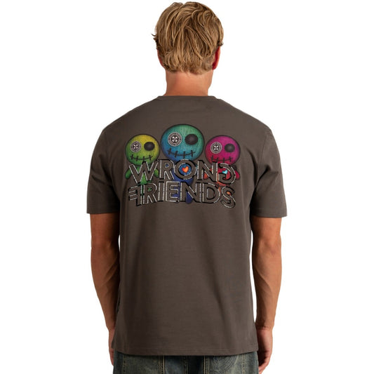 WRONG FRIENDS WALDEN T-SHIRT T-SHIRTS GREY