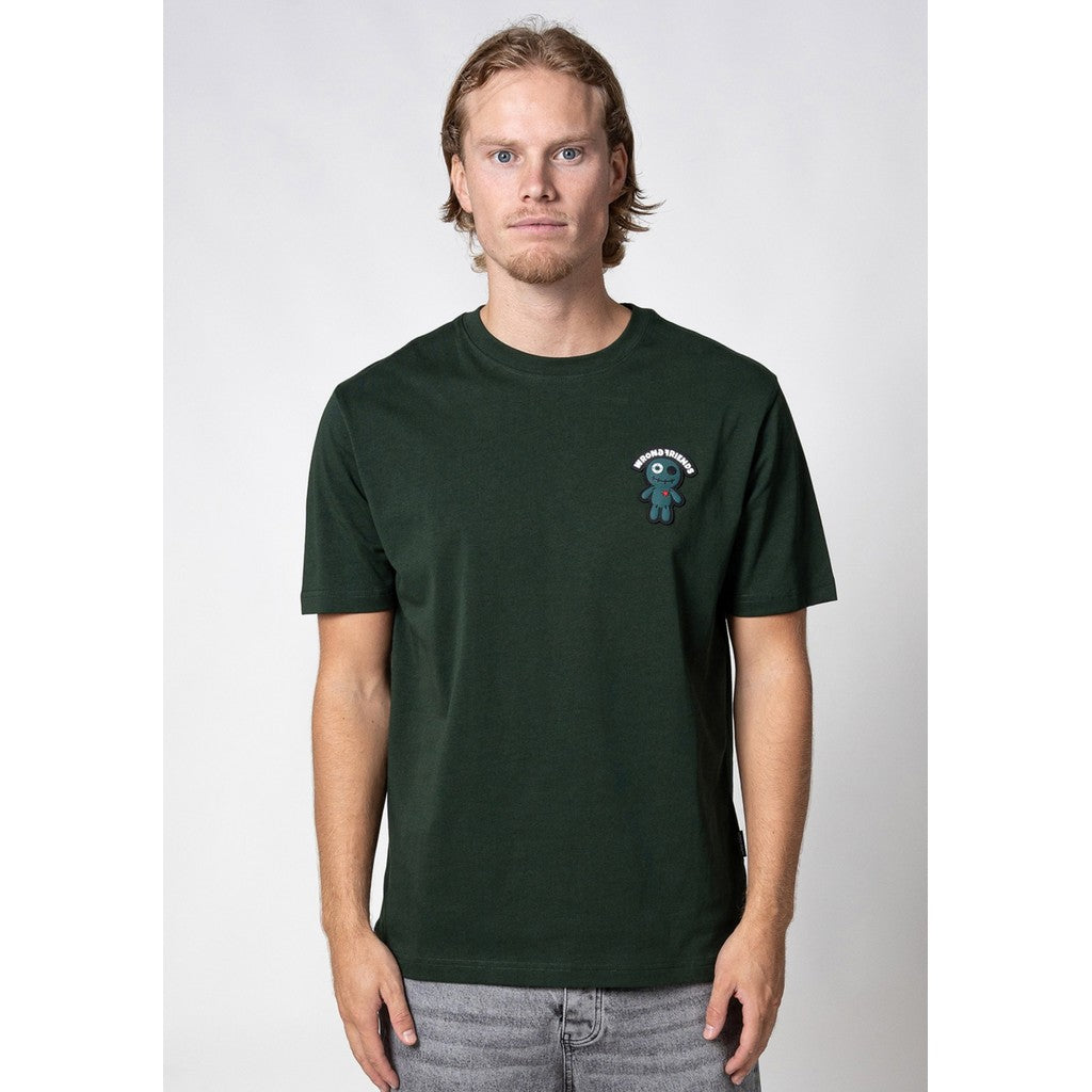 WRONG FRIENDS WARREN T-SHIRT T-SHIRTS DARK GREEN