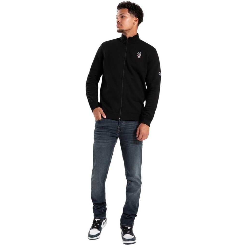 WELS FULL ZIPPED SWEATER - BLACK - WRONG FRIENDS