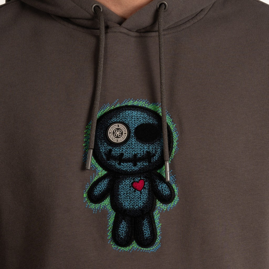 WRONG FRIENDS WILLIAMS HOODIE HOODIES GREY