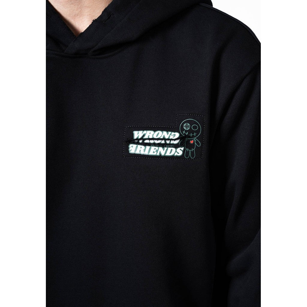 WRONG FRIENDS ZAMAYA HOODIE HOODIES BLACK